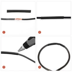127 Tubes Thermorétractables Pour L'étanchéité Des Fils électriques Sur Vélo -Magasin De Vélos Zefal 127 tubes thermoretractables pour l etancheite des fils electriques sur velo 3