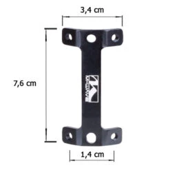 M-Wave Adaptateur Double Porte-bidon Pour Vélo -Magasin De Vélos Zefal adaptateur double porte bidon pour velo 2