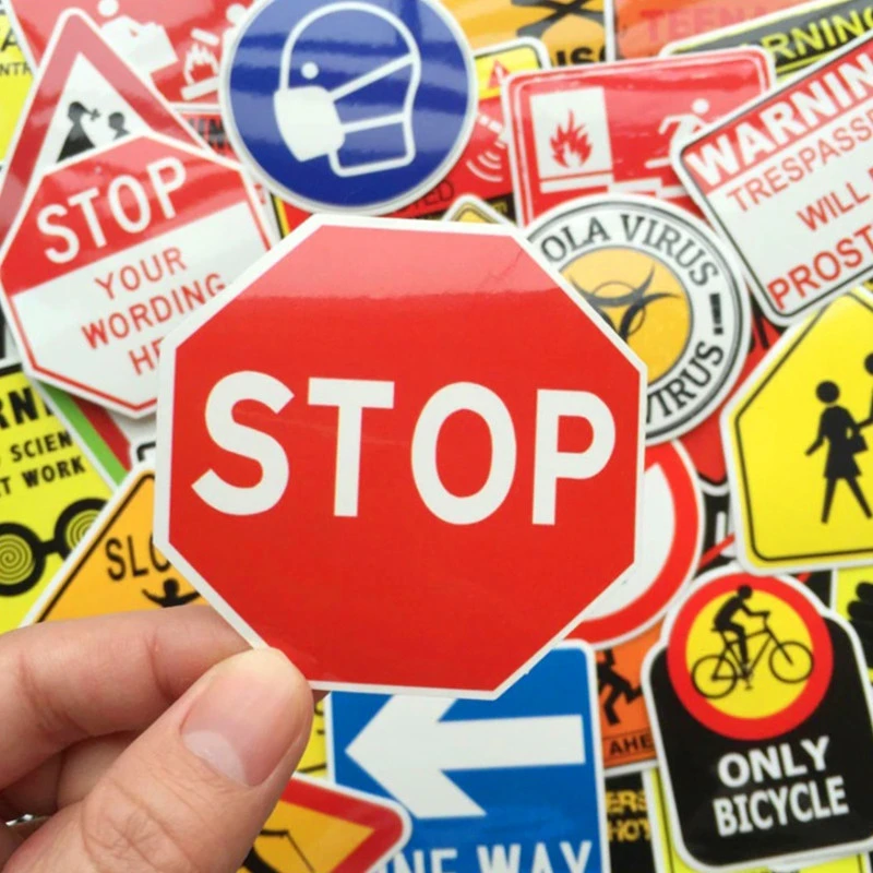 Autocollants Avertissement De DANGER Pour Personnalisation Vélo 5 Autocollants Avertissement De DANGER Pour Personnalisation Vélo – Image 3