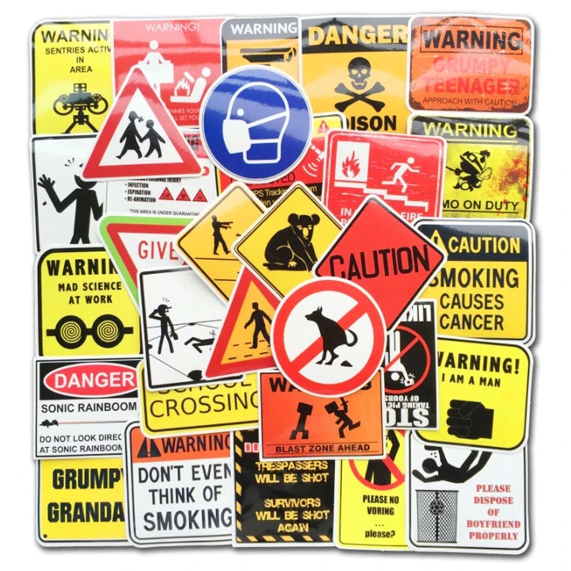 Autocollants Avertissement De DANGER Pour Personnalisation Vélo 6 Autocollants Avertissement De DANGER Pour Personnalisation Vélo – Image 4