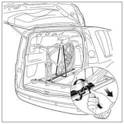 PERUZZO Barre De Fixation Pour Vélo Dans Le Coffre - GENOVA -Magasin De Vélos Zefal barre de fixation pour velo dans le coffre genova 3