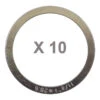 Elvedes Blister De 10 Entretoises 0,25mm Pour Jeu De Direction Vélo -Magasin De Vélos Zefal blister de 10 entretoises 025mm pour jeu de direction velo