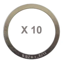 Elvedes Blister De 10 Entretoises 0,25mm Pour Jeu De Direction Vélo