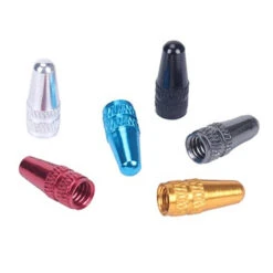 Bouchon Aluminium Coloré Valve Presta Roue Vélo - Par 2 -Magasin De Vélos Zefal bouchon aluminium colore valve presta roue velo par 2 1 2