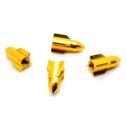 Bouchon De Valve Missile Doré En Aluminium - Par 4 8 Bouchon De Valve Missile Doré En Aluminium - Par 4 -Magasin De Vélos Zefal bouchon de valve missile dore en aluminium par 4 2