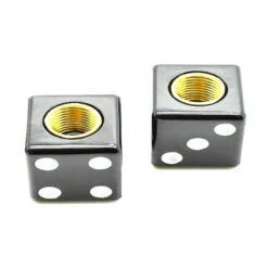 Bouchons De Valve Dés - Noir - Par 4 -Magasin De Vélos Zefal bouchons de valve des noir par 4 2