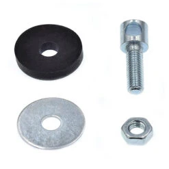 Boulon De Tringle 6 Mm Avec Rondelle Caoutchouc Et écrou
