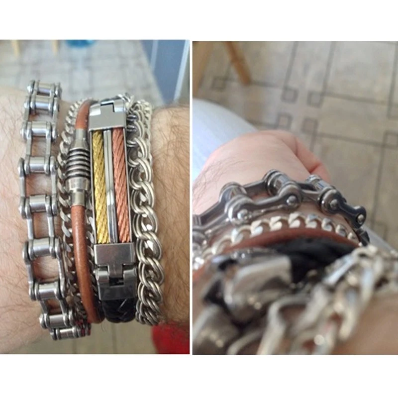 Bracelet Chaîne De Vélo Pour Homme 4 Bracelet Chaîne De Vélo Pour Homme – Image 2