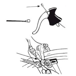 Câble De Frein Avant Et Arrière Pour Vélo De Course -Magasin De Vélos Zefal cable de frein avant et arriere pour velo de course 3