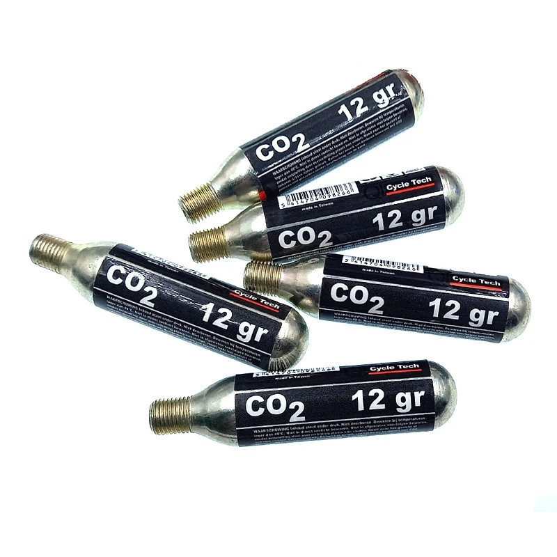 Cartouches Filetées CO2 12 Gr - Par 5 4 Cartouches Filetées CO2 12 Gr - Par 5 – Image 2