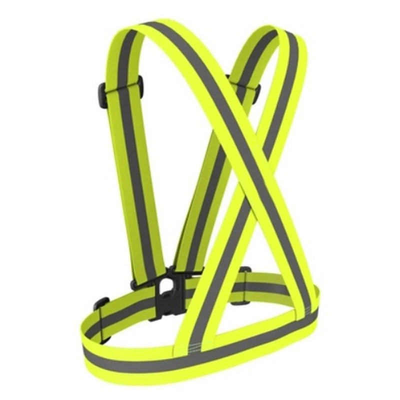 WOWOW Ceinture Jaune Réfléchissante Réglable Pour Piéton Ou Cycliste 8 WOWOW Ceinture Jaune Réfléchissante Réglable Pour Piéton Ou Cycliste – Image 6