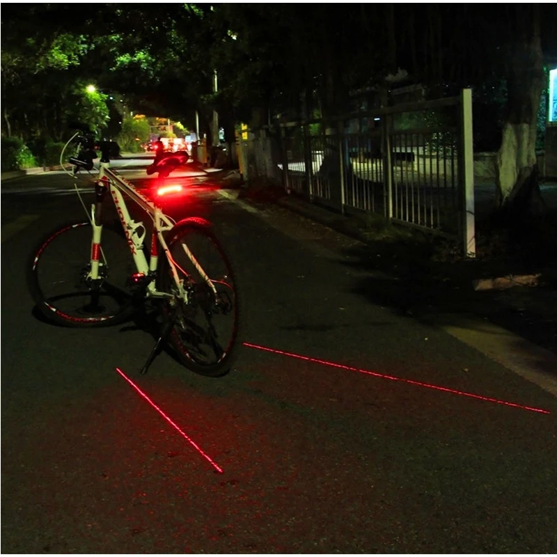 Clignotants LED Faisceau Laser USB Pour Vélo 6 Clignotants LED Faisceau Laser USB Pour Vélo – Image 4