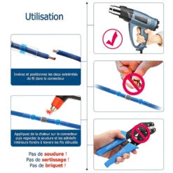 Coffret 500 Manchons Thermo-soudable Auto Soudeur étanche -Magasin De Vélos Zefal coffret 500 manchons thermo soudable auto soudeur etanche 5