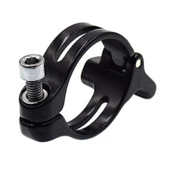 Collier Dérailleur Alu Avant Noir 31,8 Mm -Magasin De Vélos Zefal collier derailleur alu avant noir 318 mm 2
