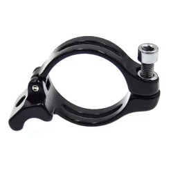 Collier Dérailleur Alu Avant Noir 31,8 Mm -Magasin De Vélos Zefal collier derailleur alu avant noir 318 mm 3