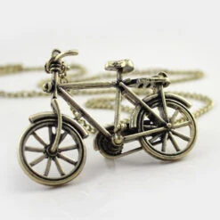 Collier Long Avec Pendentif Vélo Pour Femme