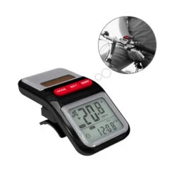 Compteur Vélo Multifonctions Avec Panneau Solaire