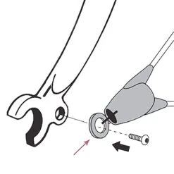 Connecteur Pour Sécurité ASR Sur Garde Boue Bluemels SKS -Magasin De Vélos Zefal connecteur pour securite asr sur garde boue bluemels sks 3