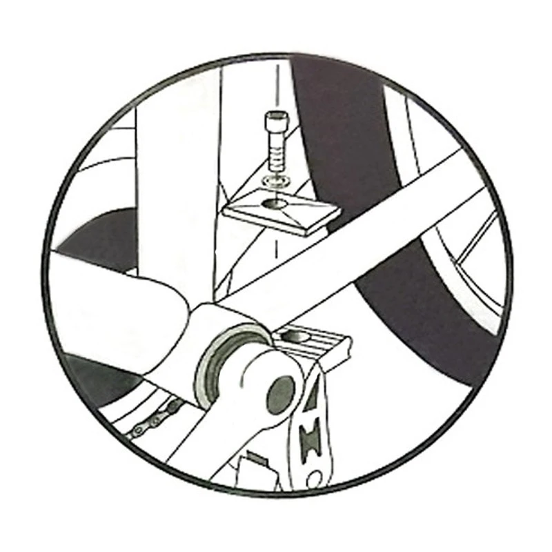 Contre Plaque Avec Vis Pour Béquille Centrale De Vélo 8 Contre Plaque Avec Vis Pour Béquille Centrale De Vélo – Image 6