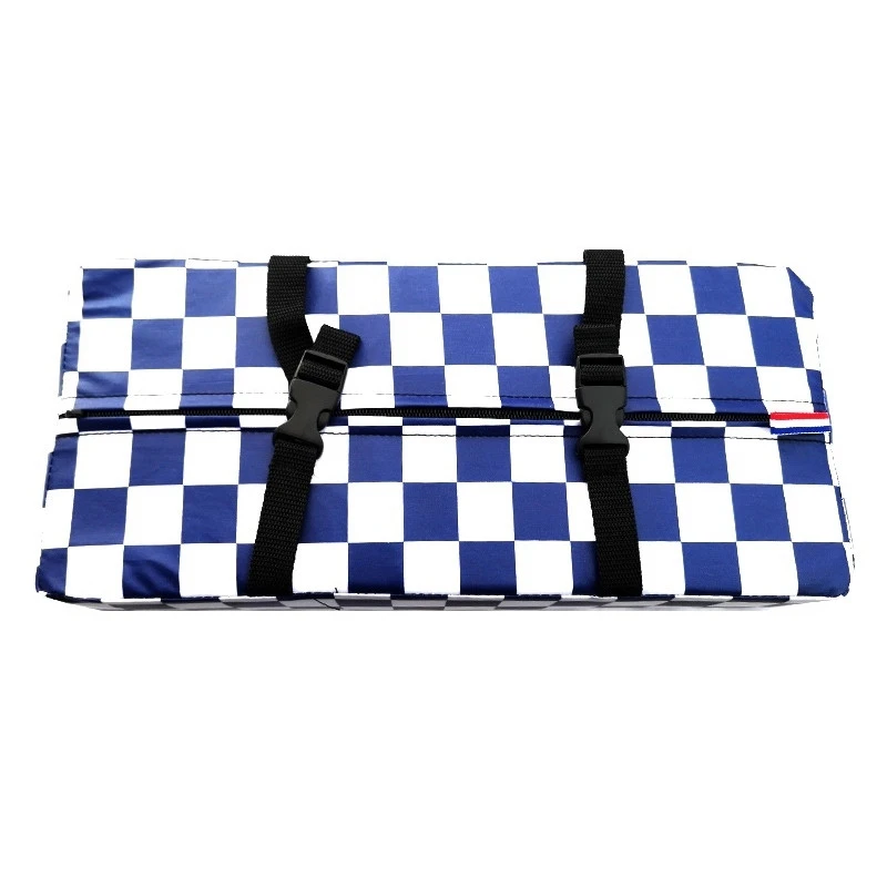 Coussin à Carreaux Bleu Et Blanc Hooodie Big Pour Porte Bagage De Vélo 5 Coussin à Carreaux Bleu Et Blanc Hooodie Big Pour Porte Bagage De Vélo – Image 3