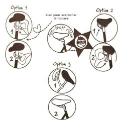 Couvre Selle Pour Vélo Enfant BikeCap -Magasin De Vélos Zefal couvre selle pour velo enfant bikecap 2