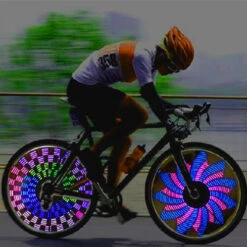 Eclairage 32 LED à Pile Sur Rayon De Roue Vélo -Magasin De Vélos Zefal eclairage 32 led a pile sur rayon de roue velo 2