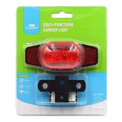 Eclairage Clignotant à LED Avec Catadioptre Double Pour Porte Bagages Vélo -Magasin De Vélos Zefal eclairage clignotant a led avec catadioptre double pour porte bagages velo 4