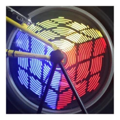 Eclairage Pour Roue De Vélo 96 LED - 220 Lumens