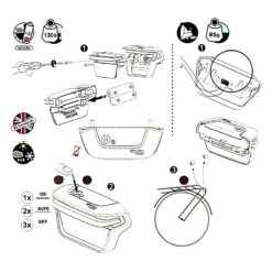 Feu Arrière BRASA SPANNINGA Xds à Dynamo, Fixation Sur Porte-bagages -Magasin De Vélos Zefal feu arriere brasa spanninga xds a dynamo fixation sur porte bagages 2