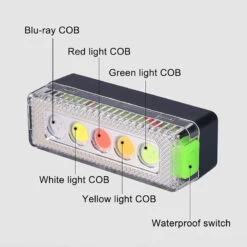Feu Arrière Multicolore De Vélo à LED Rechargeable En USB -Magasin De Vélos Zefal feu arriere multicolore de velo a led rechargeable en usb 1 5