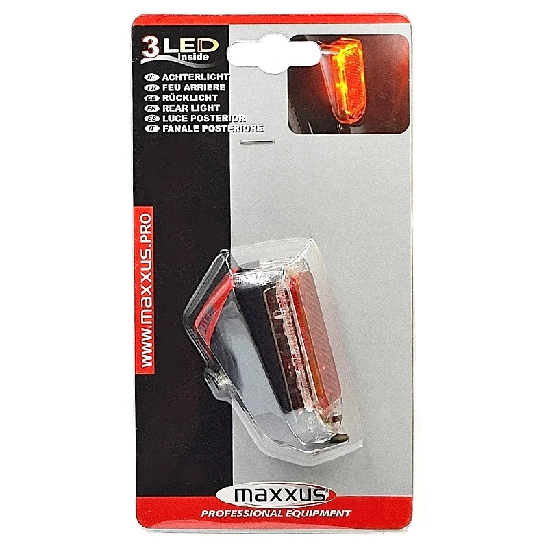 Feu Arrière Sur Garde Boue De Vélo à Piles 2 LED 4 Feu Arrière Sur Garde Boue De Vélo à Piles 2 LED – Image 2