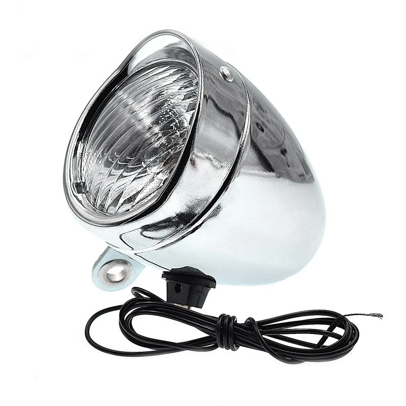 Feu Avant Dynamo Vintage Sur Fourche De Vélo 4 Feu Avant Dynamo Vintage Sur Fourche De Vélo – Image 2