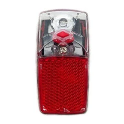 Feu De Vélo Arrière Sur Garde Boue à Pile