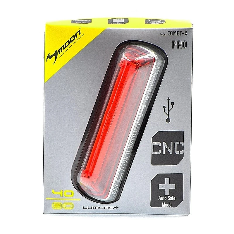 Feu Vélo Arrière Rechargeable USB Comet-X Pro Moon 4 Feu Vélo Arrière Rechargeable USB Comet-X Pro Moon – Image 2