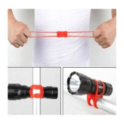 Fixation Attache Silicone Pour éclairage Vélo