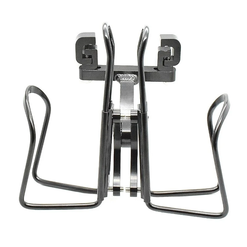 Fixation Pour 2 Porte Bidons De Coté Derrière La Selle Du Vélo 4 Fixation Pour 2 Porte Bidons De Coté Derrière La Selle Du Vélo – Image 2