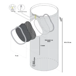 Foulard Pour Cycliste Anti-polution Et Pollen Violet HAD -Magasin De Vélos Zefal foulard pour cycliste anti polution et pollen violet had 1