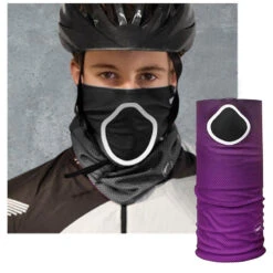 Foulard Pour Cycliste Anti-polution Et Pollen Violet HAD -Magasin De Vélos Zefal foulard pour cycliste anti polution et pollen violet had 2