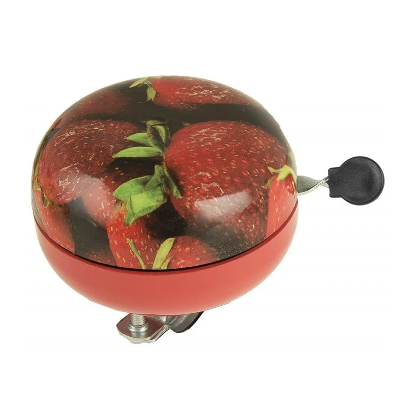 M-Wave Grosse Sonnette Vélo Modèle Fraises 3 M-Wave Grosse Sonnette Vélo Modèle Fraises
