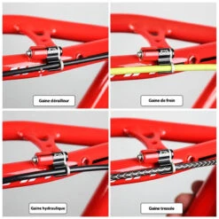 Guide Câble Et Gaine De Frein Ou Dérailleur Sur Cadre Vélo -Magasin De Vélos Zefal guide cable et gaine de frein ou derailleur sur cadre velo 1 4