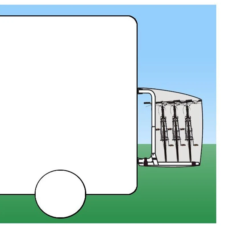 Housse De Porte-vélos Pour 2 à 3 Vélos Star Ds Covers 6 Housse De Porte-vélos Pour 2 à 3 Vélos Star Ds Covers – Image 4