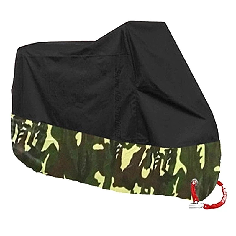 Housse De Protection Camouflage/noir Pour Vélo Et Moto 3 Housse De Protection Camouflage/noir Pour Vélo Et Moto