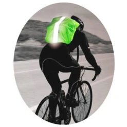 Housse Sac à Dos Sécurité Jaune Réflechissant Pour Vélo Ou Jogger -Magasin De Vélos Zefal housse sac a dos securite jaune reflechissant pour velo ou jogger 4