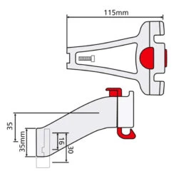 KLICKFIX 0211VO Fixation Potence Vélo -Magasin De Vélos Zefal klickfix 0211vo fixation potence velo 2