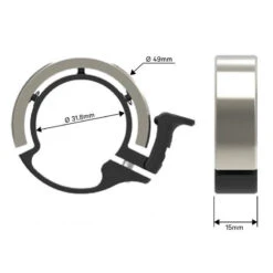 Knog Oi Sonnette Vélo Classic Large Couleur Argent 9 Knog Oi Sonnette Vélo Classic Large Couleur Argent -Magasin De Vélos Zefal knog oi sonnette velo classic large couleur argent 2