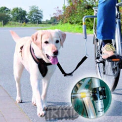 Laisse De Vélo Pour Chien De Trixie - Biker Set De Luxe -Magasin De Vélos Zefal laisse de velo pour chien de trixie biker set de luxe 1