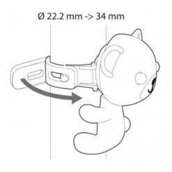 Lampe Arrière Zoonimal Tigre Pour Vélo Enfant 9 Lampe Arrière Zoonimal Tigre Pour Vélo Enfant -Magasin De Vélos Zefal lampe arriere zoonimal tigre pour velo enfant 3