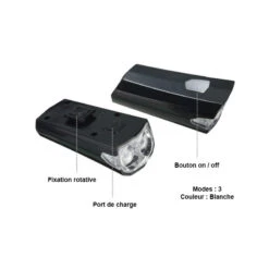 Lampe LED Haute Luminosité USB -Magasin De Vélos Zefal lampe led haute luminosite usb 2