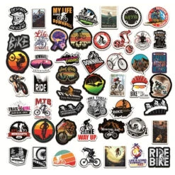 Lot D'autocollants En Vinyle Pour Vélo De Montagne BMX, VTT -Magasin De Vélos Zefal lot d autocollants en vinyle pour velo de montagne bmx vtt 4