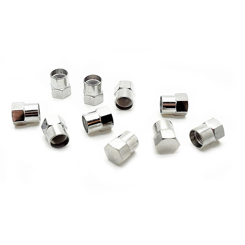 Schwalbe Lot De 10 Bouchons De Valve Schrader Chromés 5 Schwalbe Lot De 10 Bouchons De Valve Schrader Chromés – Image 3